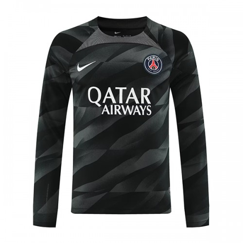 Pánský Fotbalový dres Paris Saint-Germain Brankářské 2023-24 Venkovní Dlouhý Rukáv